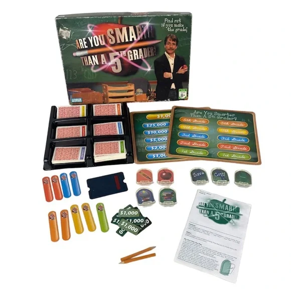 Hasbro | Toys | Are You Smarter Than A 5th Grader Board Game 207 Hasbro  Incomplete Quiz Age 8 | Poshmark